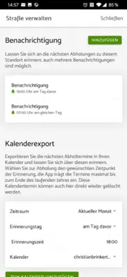 Müllkalender android App screenshot 1