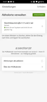 Müllkalender android App screenshot 2